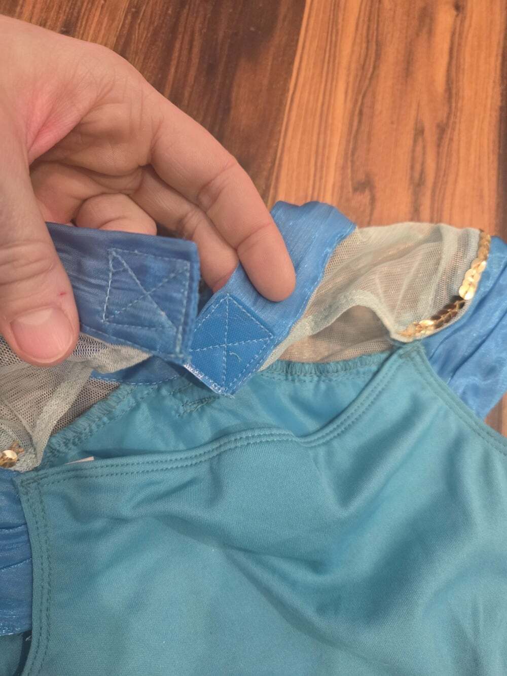 Disney Store Princess Jasmine Aladdin Costume Set Sz 3T Gold Foil Detail - Picture 6 of 13